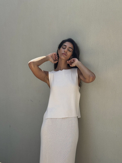 Топ SAVANNAH без рукавов, крем