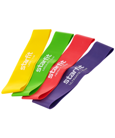 Мини-эспандеры ES-203, неон, 4 шт