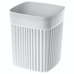 Стаканчик для зубных щеток 9*9*11см «VELVET» светло-серый флэк