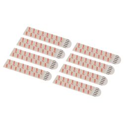 Клейкие полоски СИЛА SDSS-L-W8 двусторонние сменные большие 8 шт, до 2 кг белые | Сила