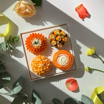 Набор капкейков «Осенний акварельный букет»