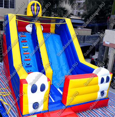 Детский надувной батут-горка "Зайка" 7*4*5 м