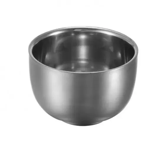 Чаша KURT для взбивания пены помазком, стальная, К_40004S