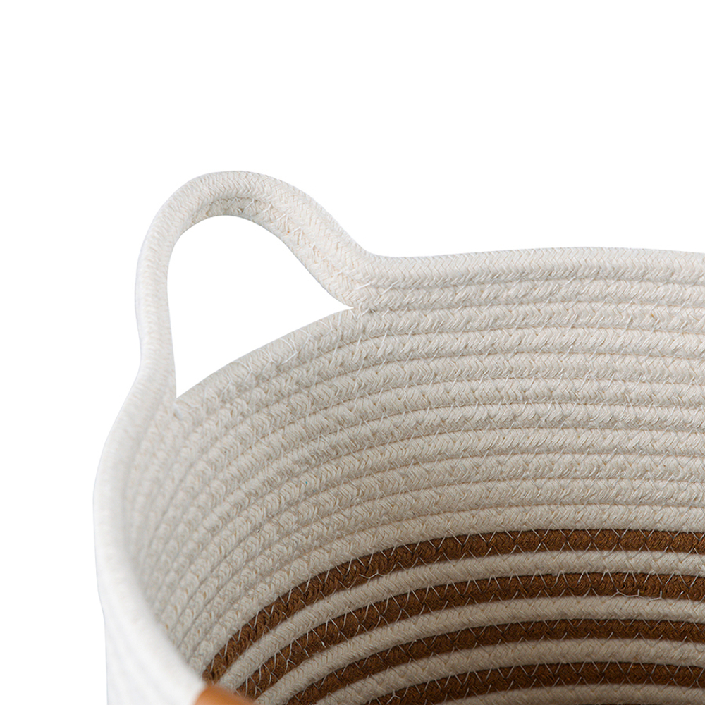 Корзина для хранения thea D30х46 см, бежевая/горчичная