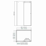 Душевой уголок WasserKRAFT Vils 56R16 110х100 стекло прозрачное/профиль серебро