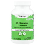 Vitacost, D-манноза с витамином C CranForte®, 60 капсул