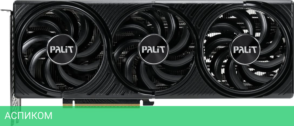 Видеокарта Palit GeForce RTX 5070 Infinity 3 OC 12GB GDDR7 (NE75070S19K9-GB2050S)