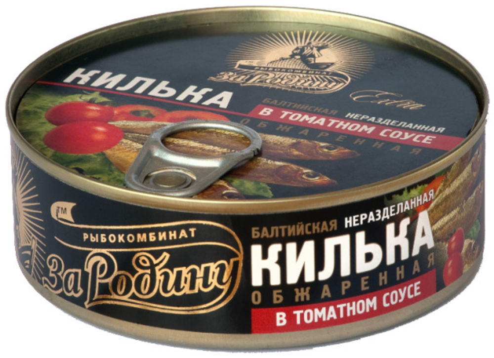 Килька балт. н/р в т/с Обжаренная 270 гр "За Родину"