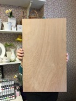 фанерная рамка для пано "Девушка" для Моделинг -курса М3