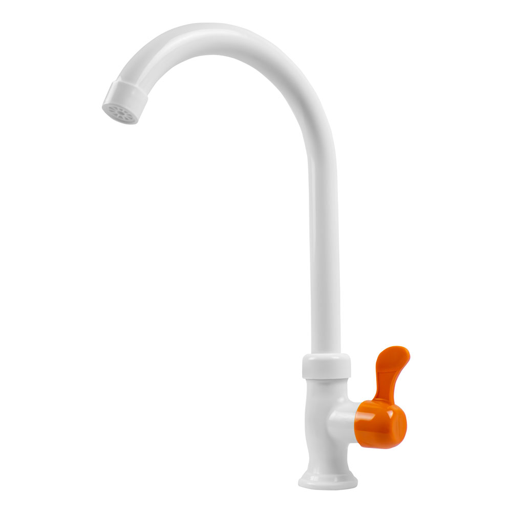 Смеситель STEMIX PL712-269F монокран (мойка) белый