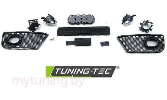 Бампер передний RS STYLE BLACK для Audi A3 8P