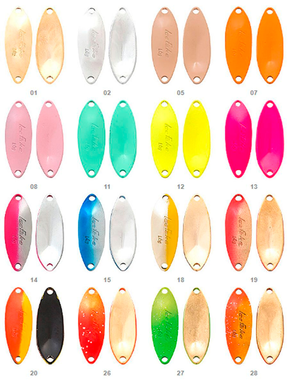 Блесна колебалка (колеблющаяся) ValkeIn Ice Fake, 1.1 гр.