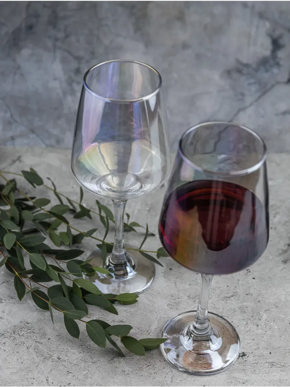 Набор бокалов для вина, 365 мл, 6 шт. перламутровые