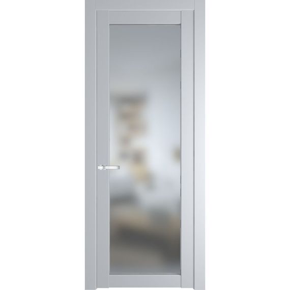 Межкомнатная дверь эмаль Profil Doors 2.1.2PD лайт грей остеклённая