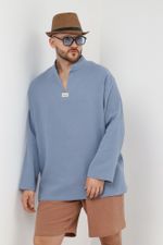 Джемпер мужской Баунти-4 Виотекс СЕРО-ГОЛУБОЙ