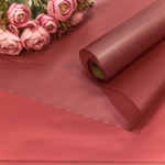 Пленка В рулоне 10 м х 58 см двухсторонняя (Бордовый)