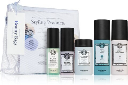 Maria Nila Style & Finish Beauty Bag - подарочный набор (для волос) /   / GTIN 7391681402058