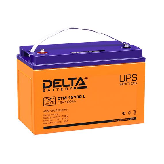 Аккумулятор Delta DTM 12100 L, фото №630994133