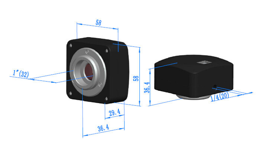 Цифровая камера для микроскопа ToupCam UA1600CA