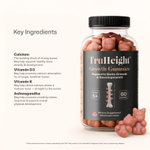 TruHeight, Growth Gummies, мультивитамины, для детей от 5 лет, со вкусом арбуза, 60 жевательных таблеток