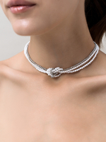 Колье "White Knot Zircon"