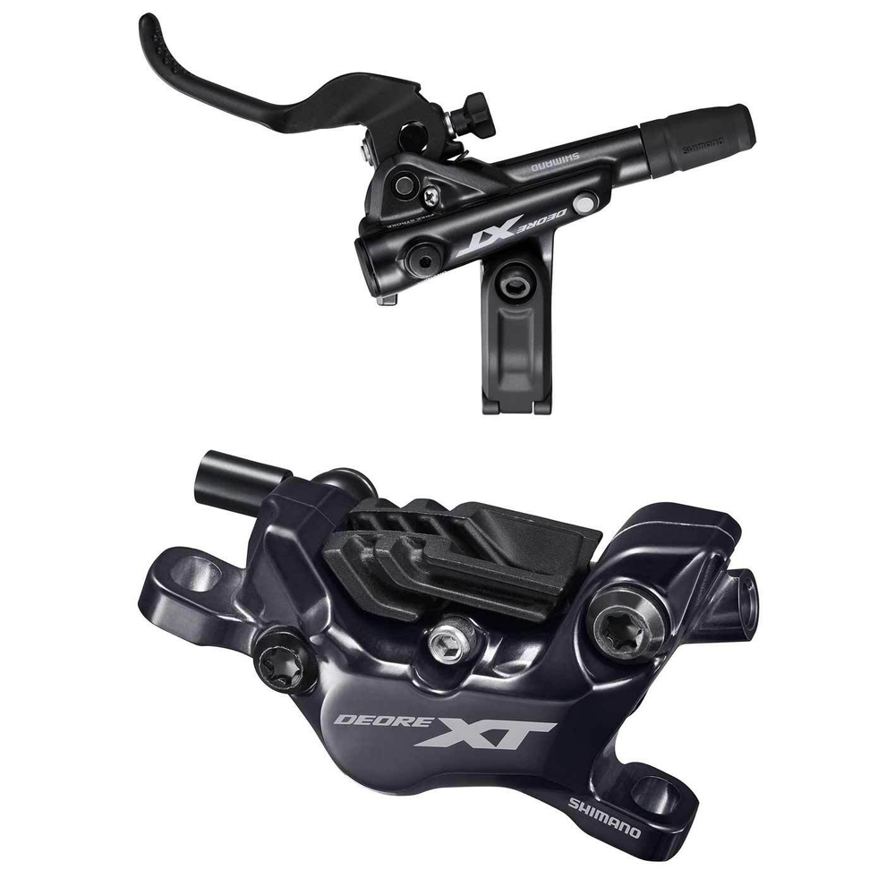 Тормоз дисковый Shimano BL-MT8120 + N03A-RF правый/задний 1600мм OEM упаковка