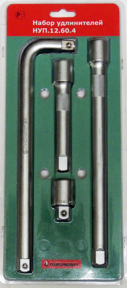 Набор воротков с удлинителями СТАНКОИМПОРТ, НУП.12.60.4