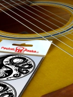 Стикеры - Инь-Янь Дракон и Феникс Символ мудрости и знаний