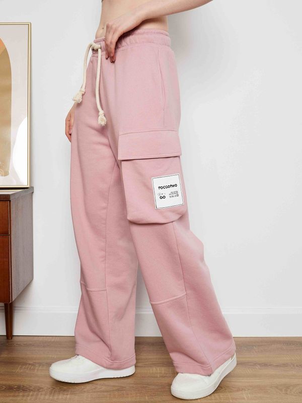 Брюки Карго Розовые - фото 1