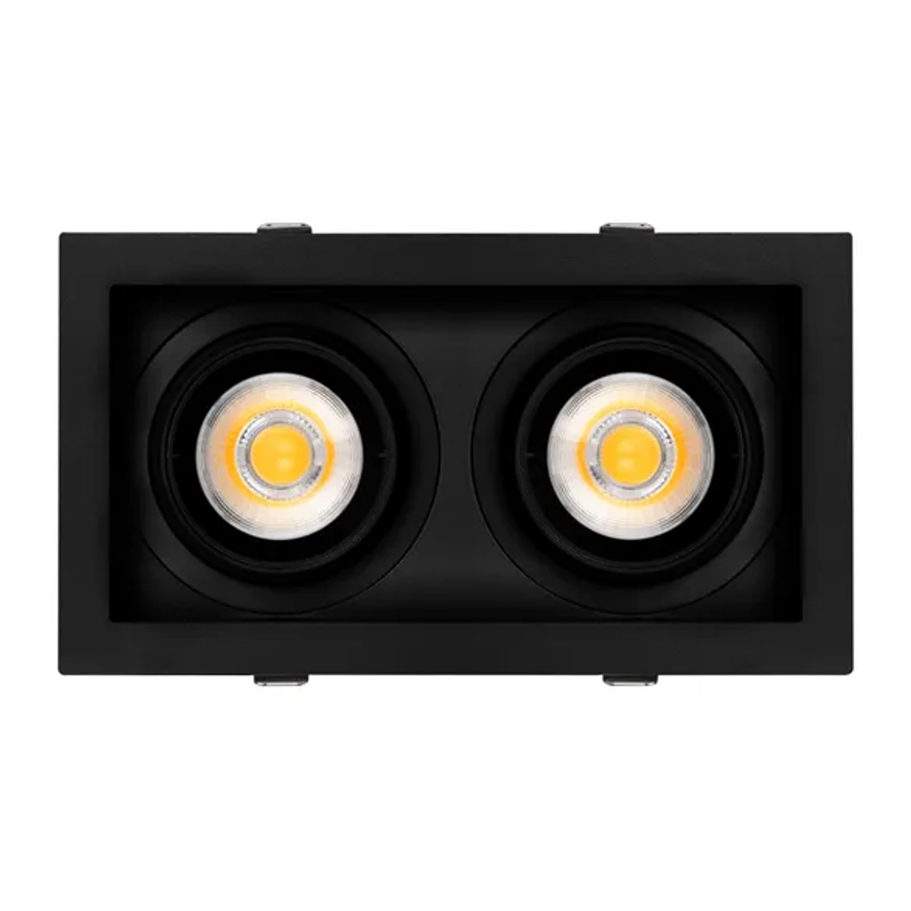 Светильник MS-VORTEX-BUILT-S210x117-2x20W Warm3000 (BK-BK, 40 deg, 230V) (Arlight, IP20 Металл, 5 лет) 058443