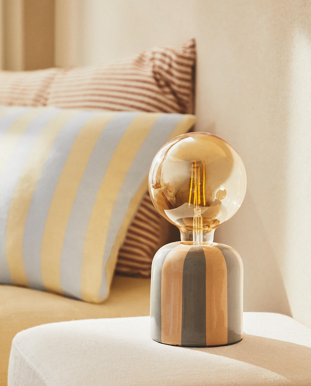 Zara Home Настольная лампа, цвет синий, 26 см