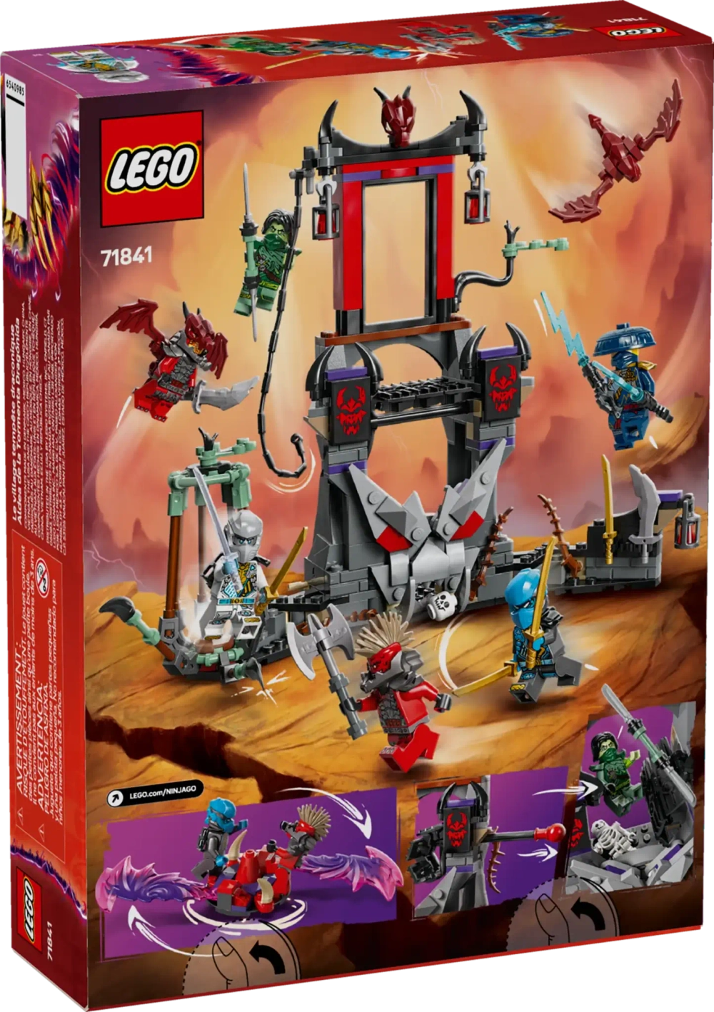 Конструктор LEGO Ninjago 71841 Деревня Драконовских бурь
