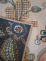 Гобеленовая столешница Гибискус 35х88