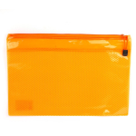 Папка 2 отделения, А4 235х345, Alingar, пластик, молния сверху, ассорти