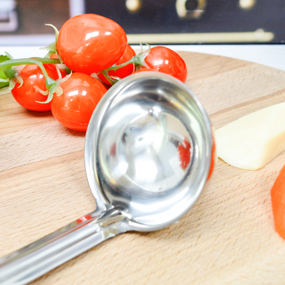 Половник 60мл профессиональный цельнотянутый, длина ручки 26см