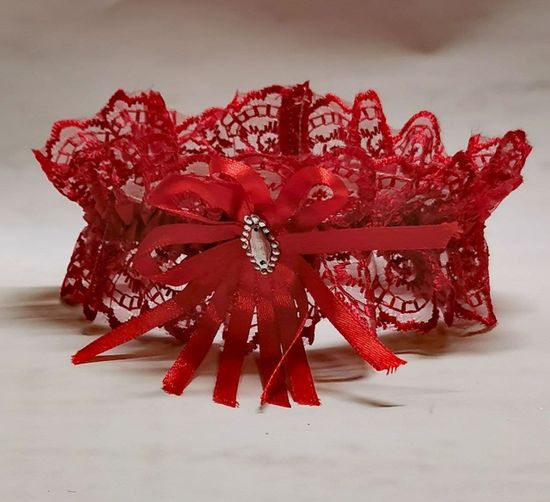 Комплект фиолетовых подвязок