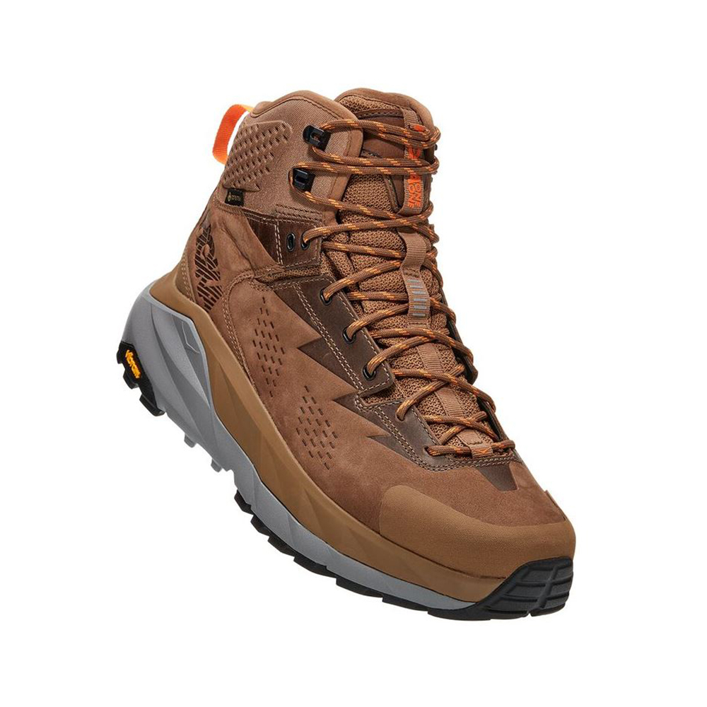 Кроссовки мужские HOKA M KAHA GTX Otter / Persimmon Orange