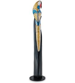 Decor and Gift 23-001-03 Статуэтка «Попугай» дерево+стекл.мозаика 100 см