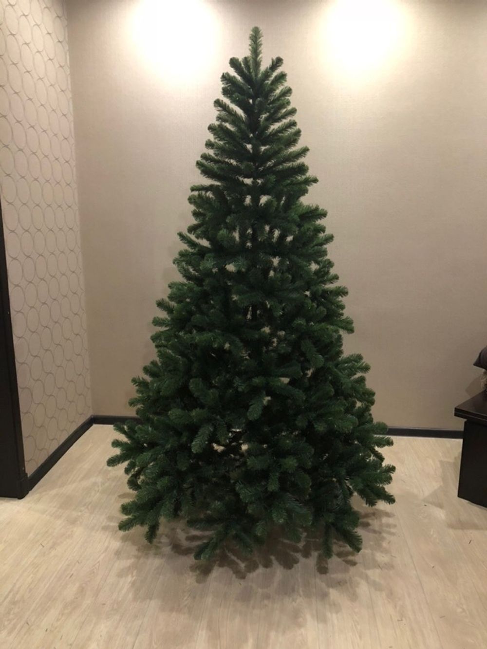 Елка с гирляндой 2в1 «Звёздная» (пвх) 180 см / 1,8 м