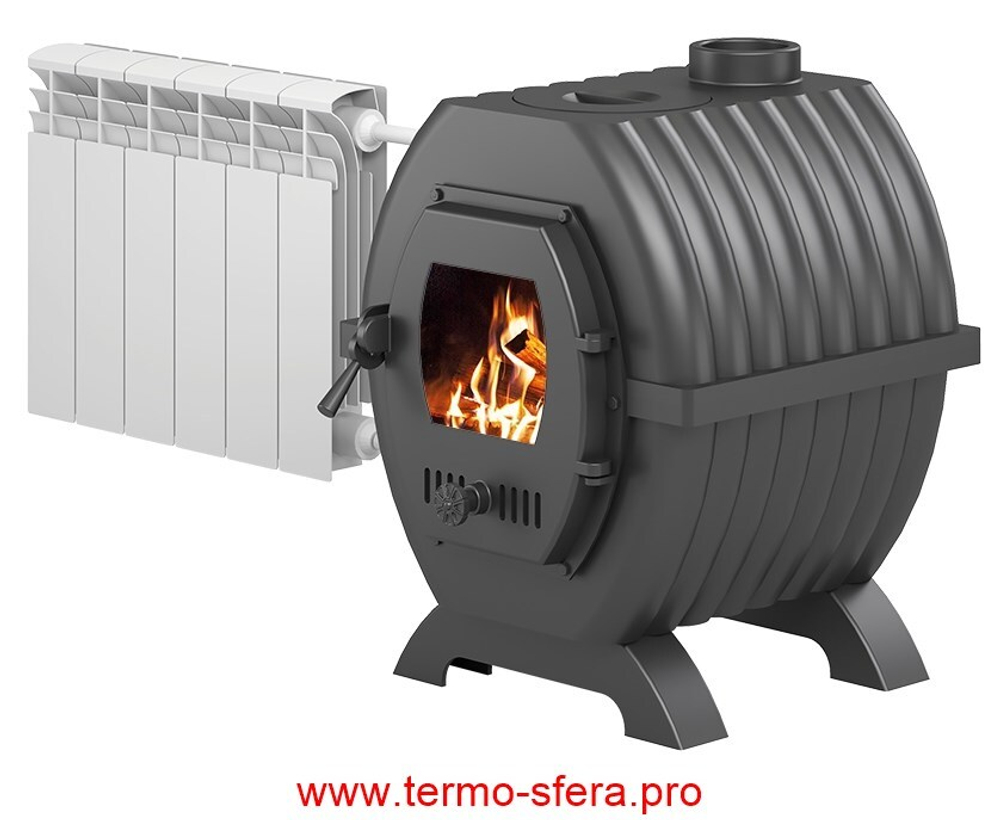 Печь отопительная Везувий "Триумф 180" с теплообменником