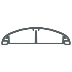 Кабель-канал ЭРА KK-50-12-FG напольный серый RAL 7046 50х12мм 48м