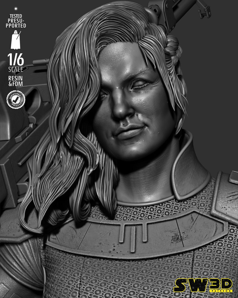 Фигурка Джина Карано Кара Дюн Мандалорец Gina Carano Cara Dune The Mandalorian