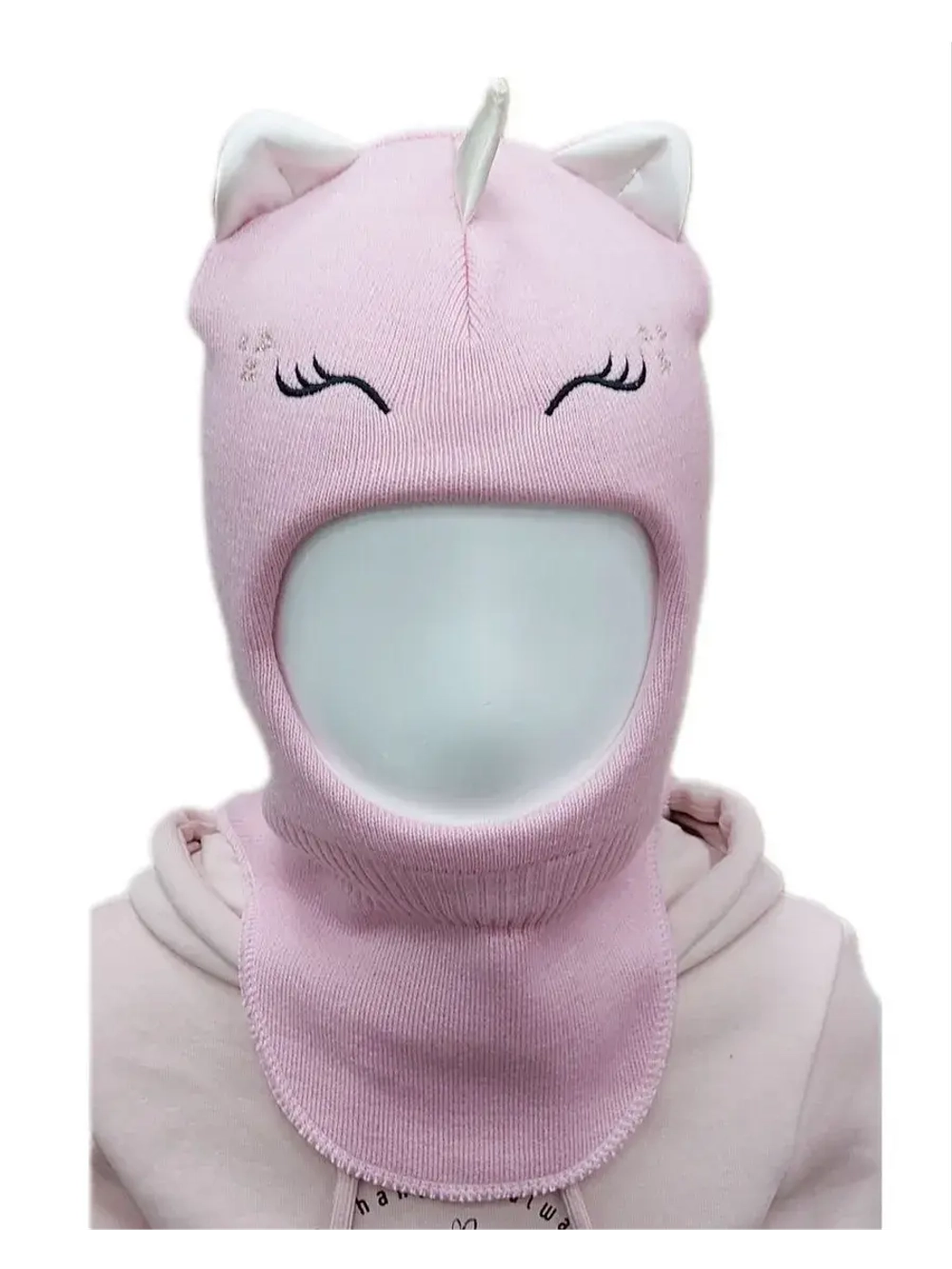 Шапка-шлем для девочки.