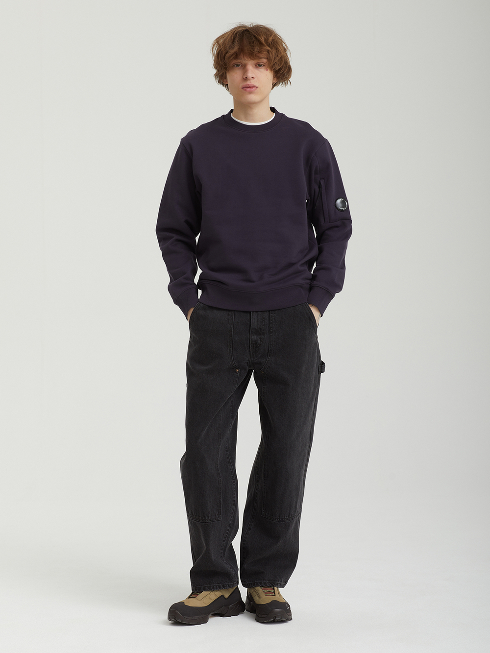 Мужская Толстовка In Diagonal Raised Fleece