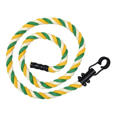 Канат для лазания 2.3 м, D29 мм, зелено-желтый