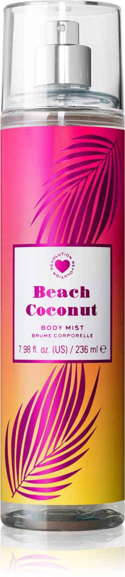 I Heart Revolution Body Mist Beach Coconut - парфюмированный спрей для тела /  dla kobiet 236  ml  / GTIN 5057566692588