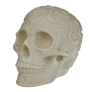 Череп узор акрил 15 см (018)