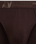 Мужские трусы слипы спорт Atlantic, 3 шт. в уп., бамбук, бежевые + коричневые + сине-зеленые, 3MP-213