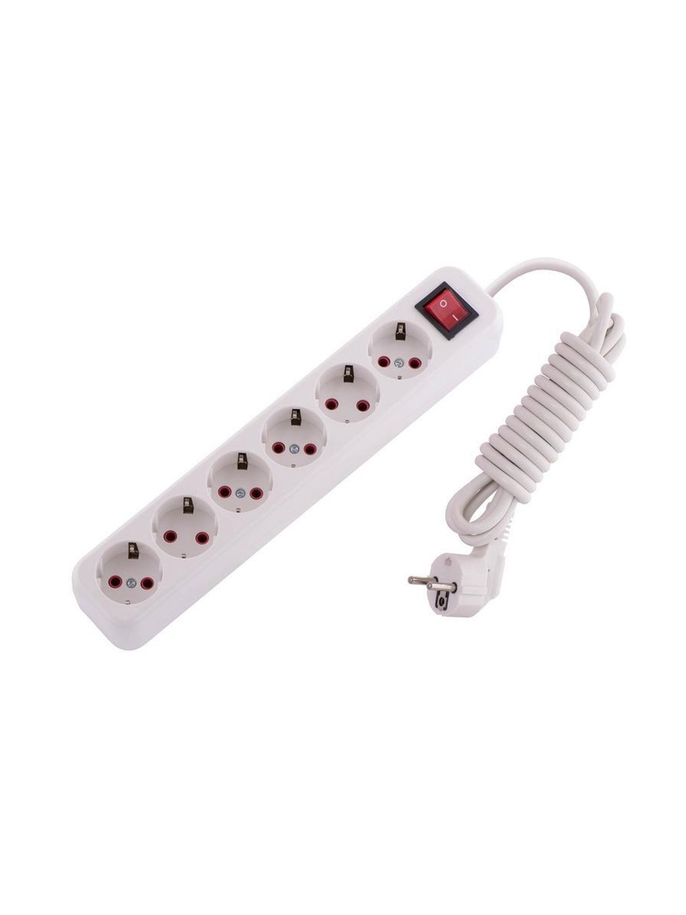 Удлинитель 6х3м с заземл. 16А IP20 Lila с выкл. LEZARD 720-0603-602