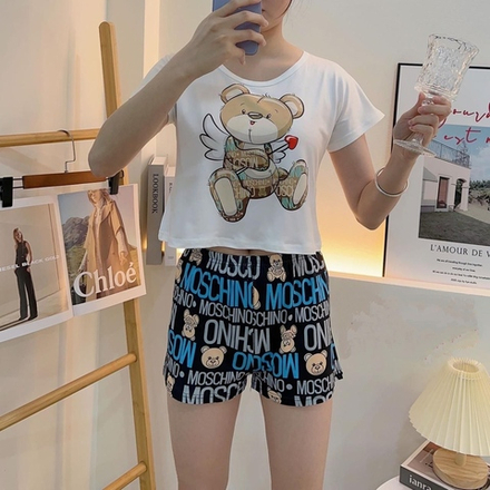 Пижама шорты+футболка В0177